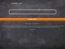 Tablet Screenshot of erohide.com